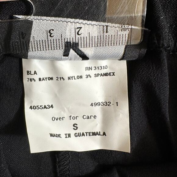 NWT iZ Byer Womens Pull On Mid Rise Bootcut Trouser Dress Pants Black S Stretch - Picture 8 of 10